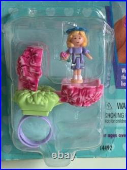 Polly Pocket FLOWER SURPRISE Ring 1994 Vintage Bluebird Toys NEW