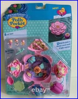 Polly Pocket FOUNTAIN FANTASY Playset 1996 Vintage Bluebird NEW MOC