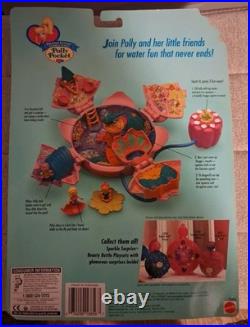 Polly Pocket FOUNTAIN FANTASY Waterlily Playset 1996 Vintage Bluebird NIP NEW