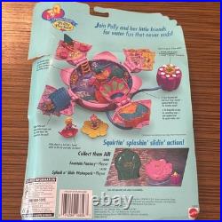 Polly Pocket FOUNTAIN FANTASY Waterlily Playset 1996 Vintage Bluebird NIP NEW
