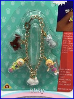 Polly Pocket FURRY Pets CHARM BRACELET 1996 Vintage Bluebird NEW MOC Polly Pocket FURRY Pets CHARM BRACELET 1996 Vintage Bluebird NEW MOC