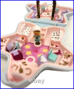 Polly Pocket Fashion Fun Light Blue Star Compact Bluebird c1992 Complete PlaySet
