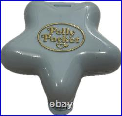 Polly Pocket Fashion Fun Light Blue Star Compact Bluebird c1992 Complete PlaySet