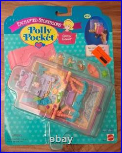 Polly Pocket GLITTER ISLAND Enchanted Storybooks 1996 Playset 14516 NRFP MIP