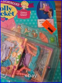 Polly Pocket GLITTER ISLAND Enchanted Storybooks 1996 Playset 14516 NRFP MIP