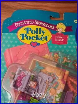 Polly Pocket GLITTER ISLAND Enchanted Storybooks 1996 Playset 14516 NRFP MIP