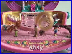 Polly Pocket Hat Box Light UP FASHION SHOW Playset 1995 Vtg Bluebird COMPLETE