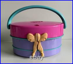 Polly Pocket Hat Box Light UP FASHION SHOW Playset 1995 Vtg Bluebird COMPLETE