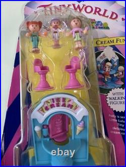 Polly Pocket ICE CREAM STAND Playset 1995 Vintage Bluebird NEW MOC Tiny World