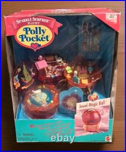 Polly Pocket JEWEL MAGIC BALL Sparkle Surprise Bluebird 1997 NIB Vintage Rare