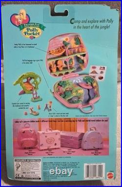 Polly Pocket JUNGLE ADVENTURE Playset 1996 Vintage Bluebird MOC NEW NRFB