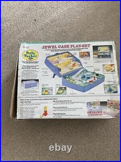 Polly Pocket Jewel Case Playset (Vintage Original Bluebird 1989 Rare) Complete