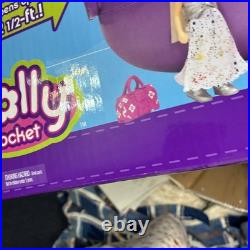 Polly Pocket Jumbo Jet Playset by Mattel sealed in original Box rare