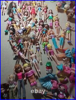 Polly Pocket LOT 30, LPS 30, (MORE) VINTAGE Over 1lb Of Clothes Etc