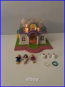 Polly Pocket Light-Up Bridal Salon COMPLETE AND WORKING