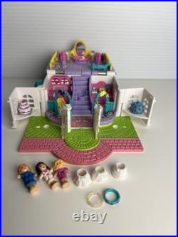 Polly Pocket Light-Up Bridal Salon COMPLETE AND WORKING