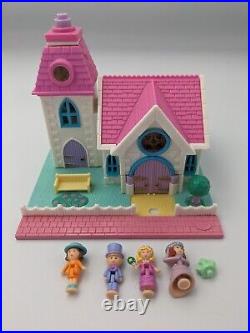 Polly Pocket Light Up Wedding Chapel VARIATION Vintage 1993 Bluebird COMPL ETE