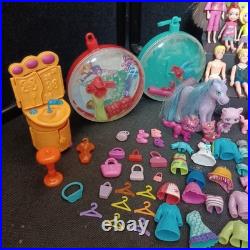 Polly Pocket Lot Dolls & Accessories Car Pets Clothes Vintage-Modern 3.5