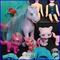 Polly Pocket Lot Dolls & Accessories Car Pets Clothes Vintage-Modern 3.5