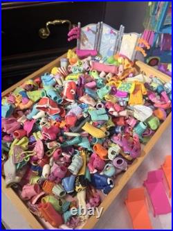 Polly Pocket Lot HUGE 40+ Dolls, 6 Cars, full sets, & More. See Photos. Vintage