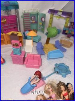 Polly Pocket Lot HUGE 40+ Dolls, 6 Cars, full sets, & More. See Photos. Vintage