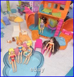 Polly Pocket Lot HUGE 40+ Dolls, 6 Cars, full sets, & More. See Photos. Vintage