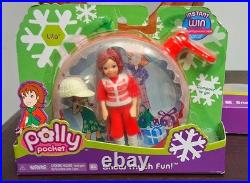 Polly Pocket Lot Of 3 Snow Much Fun Ornament Sets Lila Lea Polly 2007 Mattel NEW