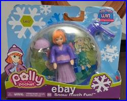 Polly Pocket Lot Of 3 Snow Much Fun Ornament Sets Lila Lea Polly 2007 Mattel NEW