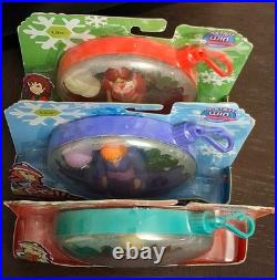 Polly Pocket Lot Of 3 Snow Much Fun Ornament Sets Lila Lea Polly 2007 Mattel NEW