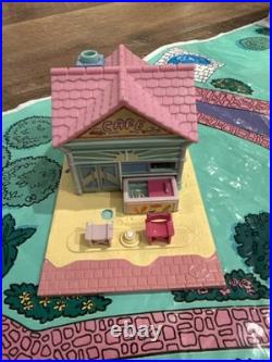 Polly Pocket Lot With Map Vintage Bluebird Pollyville 8 Buildings