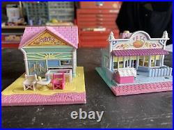 Polly Pocket Lot of 15, 1989-1993, only a few Pollys' houses in great conditon