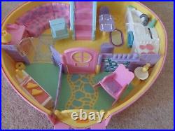 Polly Pocket Lucy Locket Dream House Vintage Pink Heart Case 1992 By Bluebird
