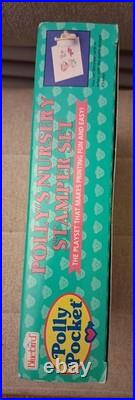 Polly Pocket NURSERY STAMPER Playset Babysitting Baby 1992 Vintage Bluebird NEW