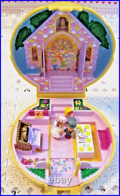 Polly Pocket Nancy's Wedding Bridesmaid Ring CompactPlayset 100% COMPLETE