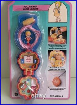 Polly Pocket POLLY IN HER MUSIC RIOM Locket 1991 Vintage Bluebird Toys MOC NIP