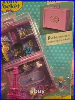 Polly Pocket POLLY IN PARIS Vacation Fun Playset MOC NEW 1996 Vintage Bluebird Polly Pocket POLLY IN PARIS Vacation Fun Playset MOC NEW 1996 Vintage Bluebird