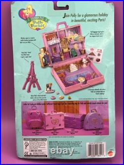 Polly Pocket POLLY IN PARIS Vacation Fun Playset MOC NEW 1996 Vintage Bluebird