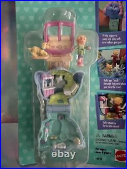Polly Pocket POLLY LOVES PUPPY Bracelet Playset 1995 Vintage Bluebird MOC NEW