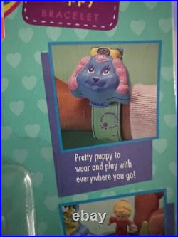Polly Pocket POLLY LOVES PUPPY Bracelet Playset 1995 Vintage Bluebird MOC NEW