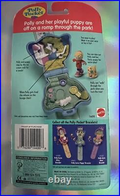 Polly Pocket POLLY LOVES PUPPY Bracelet Playset 1995 Vintage Bluebird MOC NEW