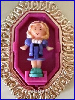 Polly Pocket PRETTY POLLY LOCKET Necklace 1994 Vintage Bluebird COMPLETE EUC