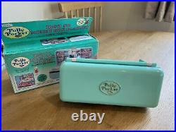 Polly Pocket Pencil Case Playset Dolls Rare Box Vintage Bluebird