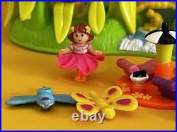 Polly Pocket Petal Village 100% COMPLETE 1997 Vintage Bluebird Toys