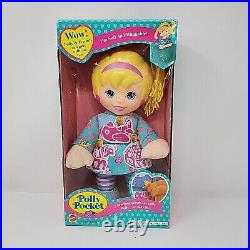 Polly Pocket Plush 1995 Bluebird Toys Soft Huggable Doll NIB NRFB Mattel Sealed