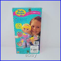 Polly Pocket Plush 1995 Bluebird Toys Soft Huggable Doll NIB NRFB Mattel Sealed