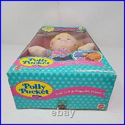 Polly Pocket Plush 1995 Bluebird Toys Soft Huggable Doll NIB NRFB Mattel Sealed