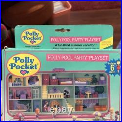 Polly Pocket Polly POOL PARTY Playset 1993 Vintage Bluebird NEW NIB