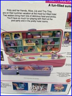 Polly Pocket Polly POOL PARTY Playset 1993 Vintage Bluebird NEW NIB