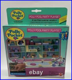 Polly Pocket Polly POOL PARTY Playset 1993 Vintage Bluebird NEW NIB