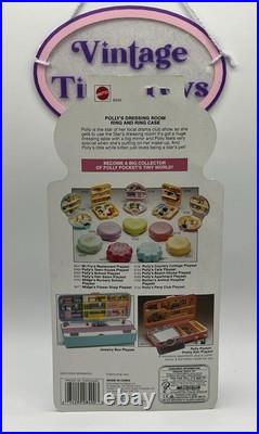 Polly Pocket Polly's Big Night Out Ring & Case 1991 Vintage Bluebird NIP MOC